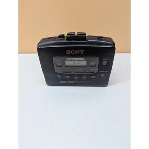 Sony Walkman WM-FX401 FM/AM Auto Reverse Alarm Cassette Player -FOR PARTS/REPAIR